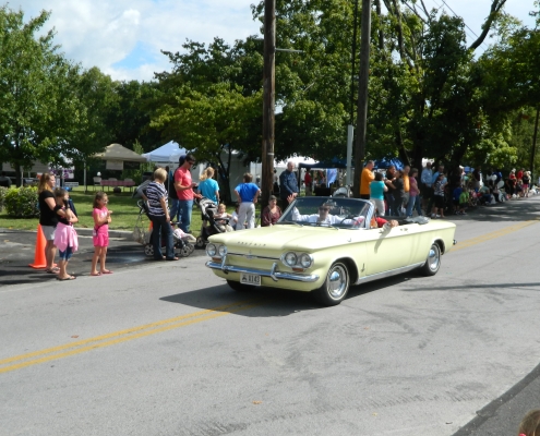 Car in parade