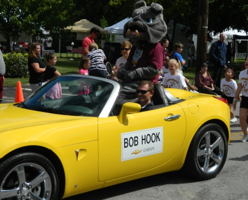 Car in parade