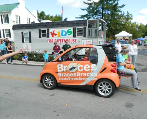 Car in parade