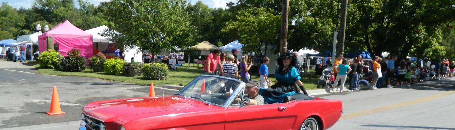 Car in parade