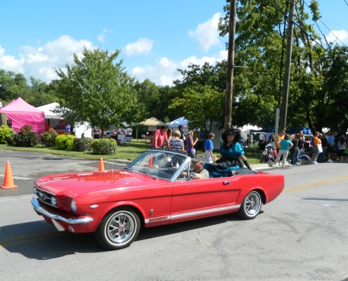 Car in parade