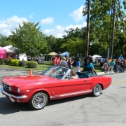 Mustang in parade